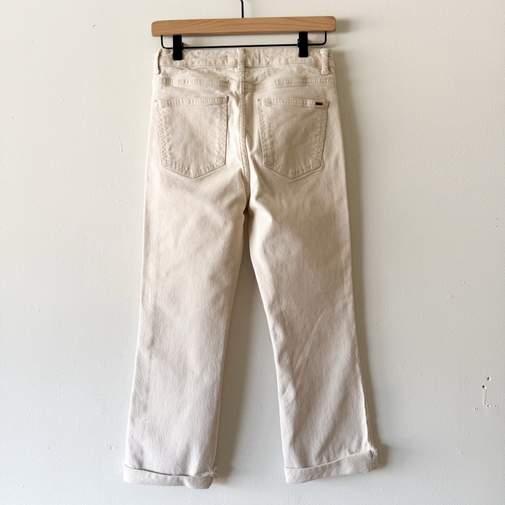 Zara‎ Women's Off-White Straight Leg Jeans Size 6 - Picture 3 of 8